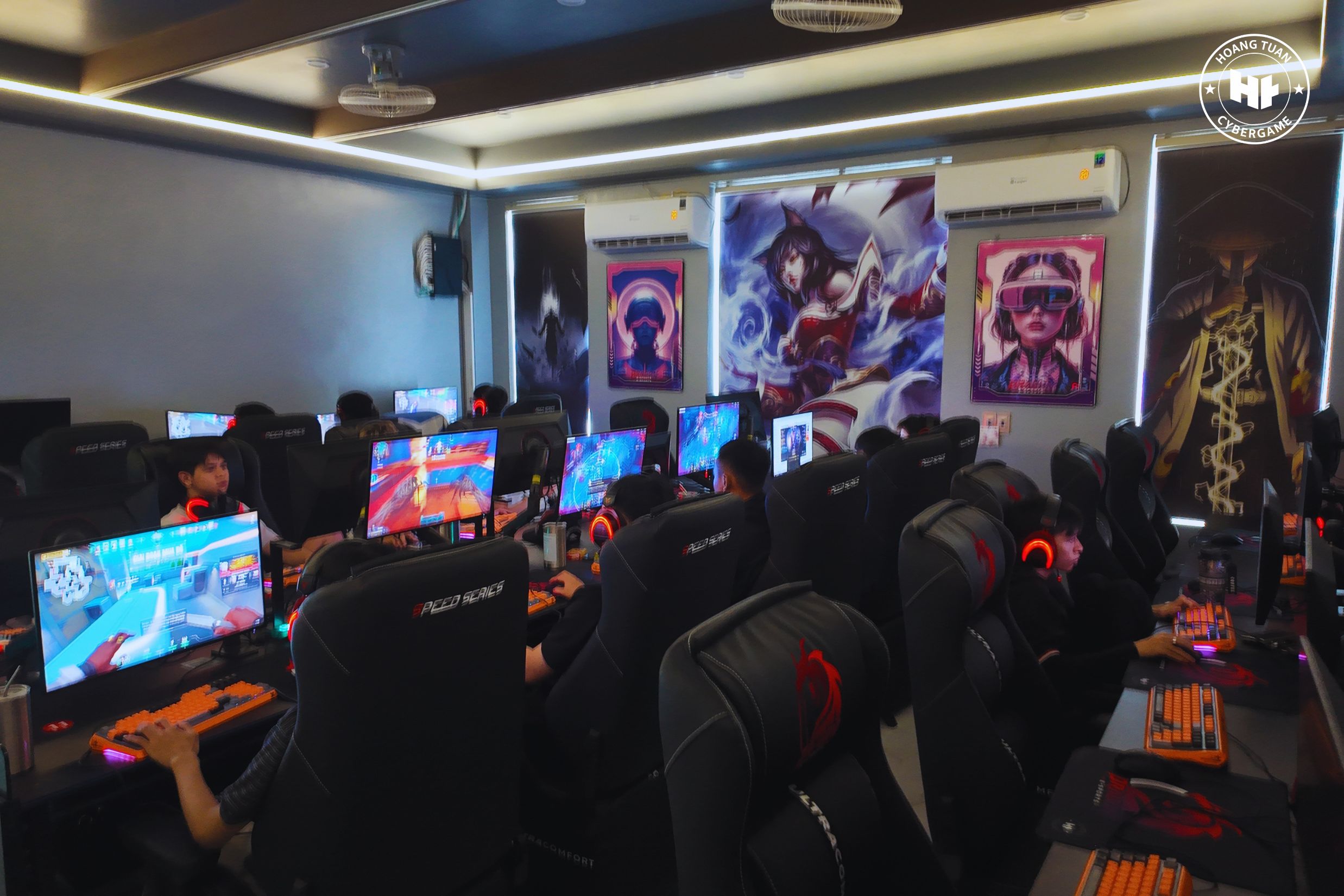 Khu VIP Zone cấu hình RTX 5060 phòng game 50PC