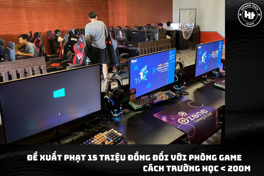 Đề Xuất: Phạt 15 Triệu Nếu Phòng Game Cách Trường Học Dưới 200m