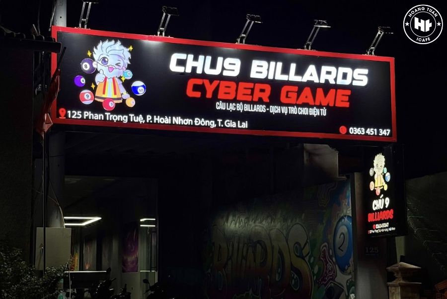 Chu9 Billards Cyber Game – Phòng game hiện đại kết hợp Bi-a tại Gia Lai